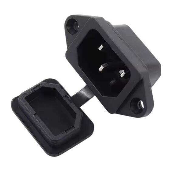 Silikon Kapaklı Erkek Power Soketi Üçlü Kulaklı - 1