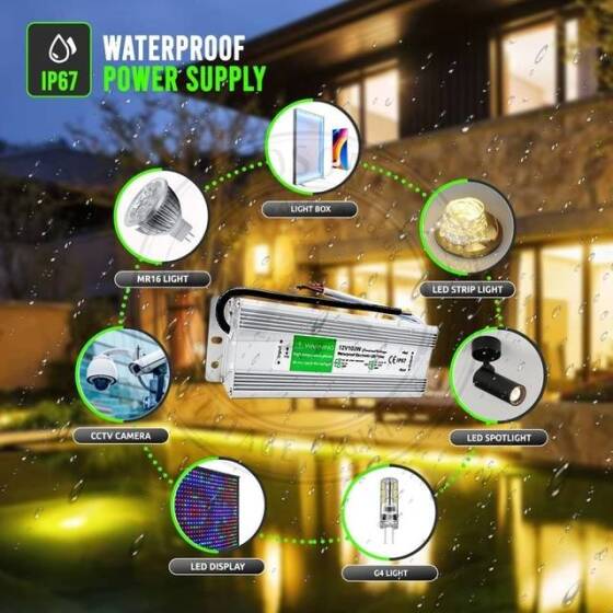 Silver Su Geçirmez Güç Kaynağı 15W 12V 1.25A - 3
