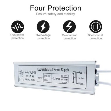 Silver Su Geçirmez Güç Kaynağı 300W 24V 12.5A - 2