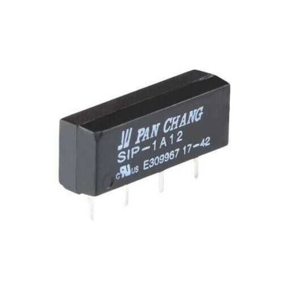 SIP-1A12 12V 1A Reed Röle - 4 Pin - 1