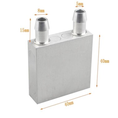 Sıvı Su Soğutma Bloğu 40x40x12mm - 5