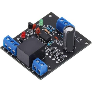 Siyah 12V Su Seviyesi Kontrol Anahtarı Sıvı Seviye Sensörü Modülü - 1