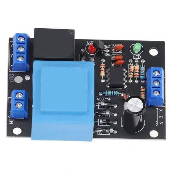 Siyah 220V Su Seviyesi Kontrol Anahtarı Sıvı Seviye Sensörü Modülü - 1