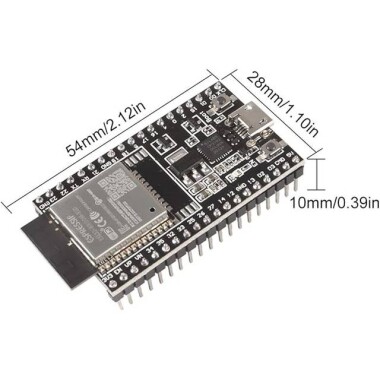 Siyah DIY Kiti Elektronik ESP32-DEVKITC Çekirdek Kartı - Arduino İçin ESP32 Geliştirme Kiti ESP32-WROOM-32D - ESP32-WROOM-32D - 5