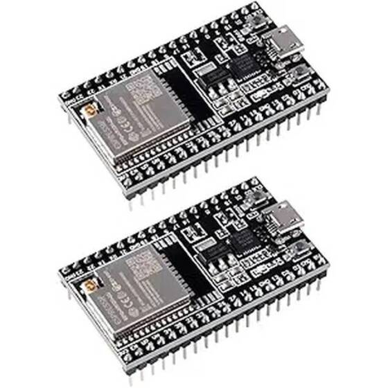 Siyah DIY Kiti Elektronik ESP32-DEVKITC Çekirdek Kartı CP2102 - ESP32 Geliştirme Kiti ESP32-WROOM-32D Arduino İçin - ESP32-WROOM-32D - 1