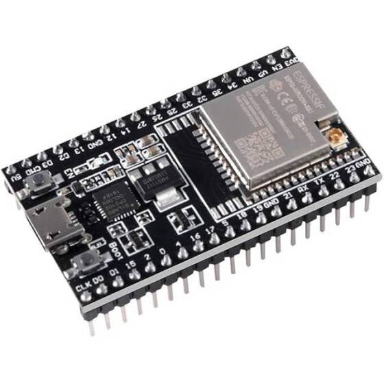 Siyah DIY Kiti Elektronik ESP32-DEVKITC Çekirdek Kartı CP2102 - ESP32 Geliştirme Kiti ESP32-WROOM-32D Arduino İçin - ESP32-WROOM-32D - 2