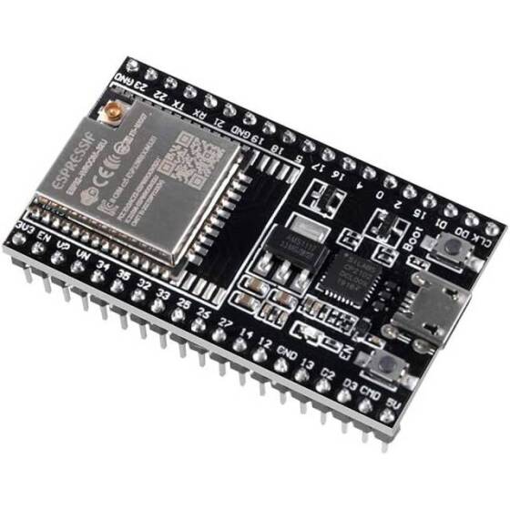 Siyah DIY Kiti Elektronik ESP32-DEVKITC Çekirdek Kartı CP2102 - ESP32 Geliştirme Kiti ESP32-WROOM-32D Arduino İçin - ESP32-WROOM-32D - 3
