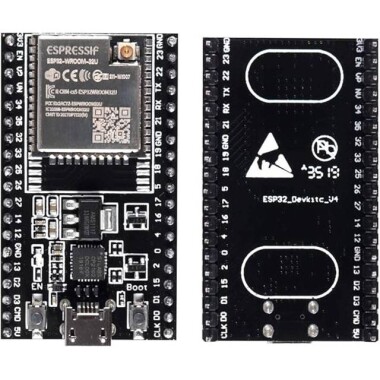 Siyah DIY Kiti Elektronik ESP32-DEVKITC Çekirdek Kartı CP2102 - ESP32 Geliştirme Kiti ESP32-WROOM-32D Arduino İçin - ESP32-WROOM-32D - 4