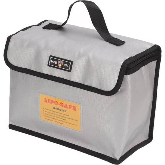 Siyah Lityum Pil Patlamaya Dayanıklı Çanta/Koruma Çantası Boyutu: 180x230mm - 2