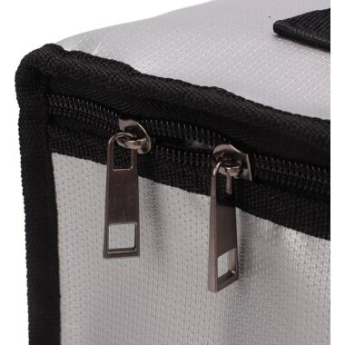 Siyah Lityum Pil Patlamaya Dayanıklı Çanta/Koruma Çantası Boyutu: 180x230mm - 5