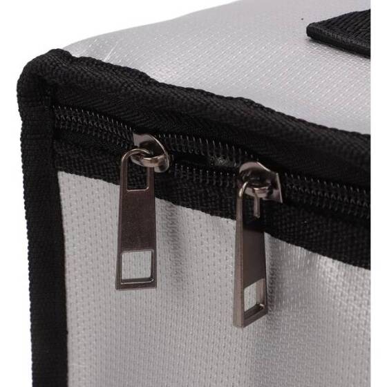 Siyah Lityum Pil Patlamaya Dayanıklı Çanta/Koruma Çantası Boyutu: 180x230mm - 5