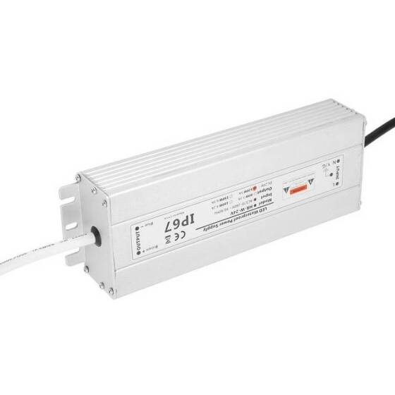 SiyahxH-24V-120W 5A Led Ultra İnce Fiberglas Panel İnce Şerit Kablolu Güç Kaynağı - 4