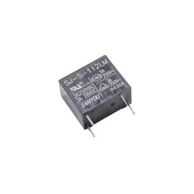 SJ-S-112LM 12V 3A Röle 4 Pin - 1