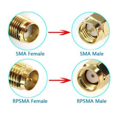 SMA Erkek - SMA Dişi Konnektör - 3