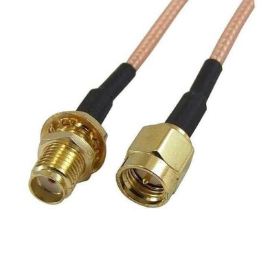 SMA Erkek - SMA Dişi RG316 Dönüştürücü Kablo - 10cm - Görsu Elektronik