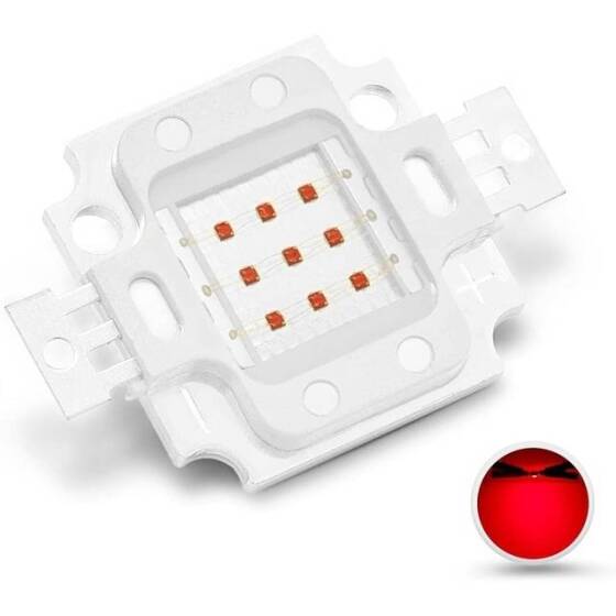 SMD 10W POWER LED Kırmızı - 1
