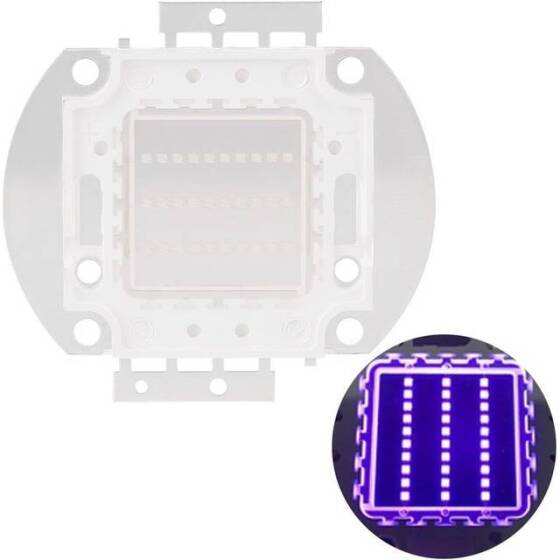 SMD 10W POWER LED Mor 395-400nm - 3