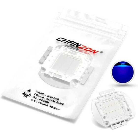 SMD 20W POWER LED Mavi Plant Mavi - 4