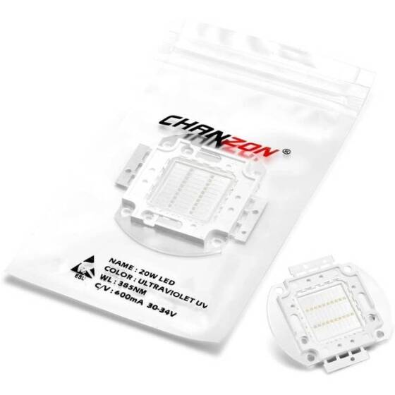 SMD 20W POWER LED Mor 380-385nm - 1