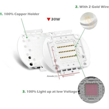 SMD 30W POWER LED Beyaz - 3
