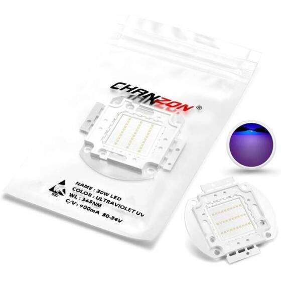 SMD 30W POWER LED Mor 365-370nm - 1