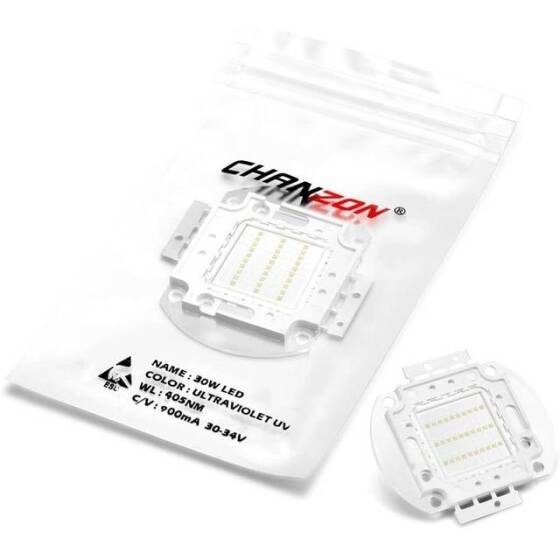 SMD 30W POWER LED Mor 405-410nm - 1