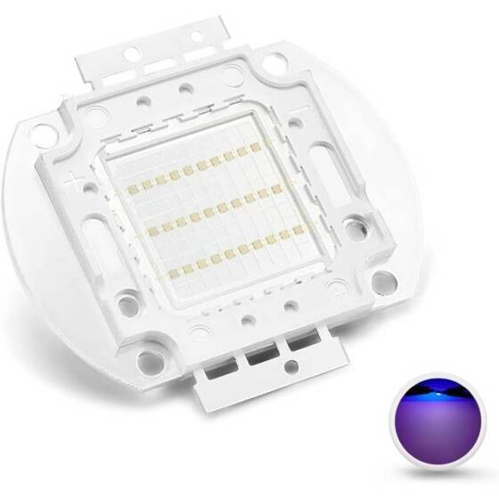 SMD 30W POWER LED Mor 405-410nm - 2