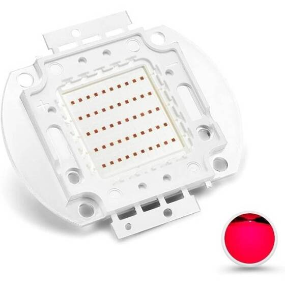 SMD 50W POWER LED Kırmızı Plant Kırmızı - 1