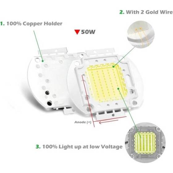 SMD 50W POWER LED Soğuk Beyaz - 5