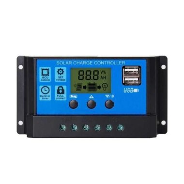 Solar Panel Akü Şarj Cihazı 30A 12/24V - 1