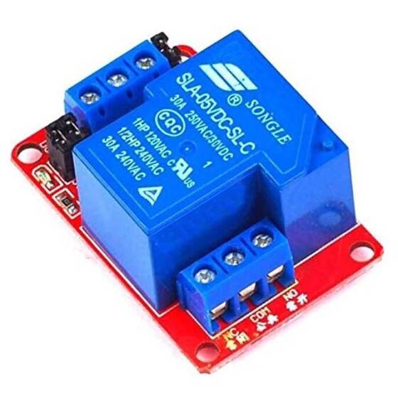 Songle Tek Kanallı 12V 30A Röle Modülü Elektrik Kesintisi Rölesi - 1