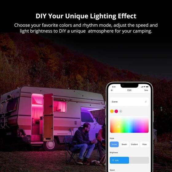 Sonoff 5050 RGB 2M Akıllı Wifi APP Uzaktan Kumanda Kesilebilir Esnek Su Geçirmez Led ışık şeridi Alexa Google Ev İle Çalışmak - 10