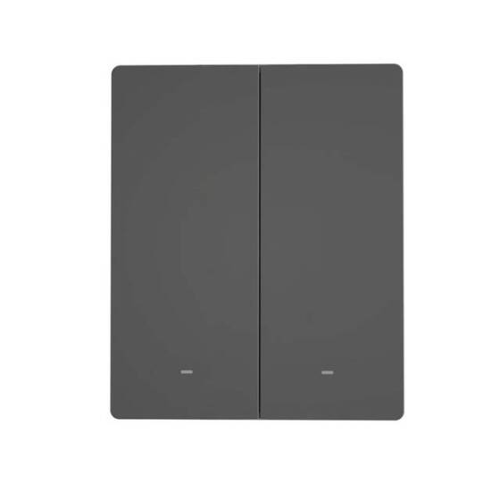 Sonoff M5-2C-80 Wifi Akıllı Duvar Anahtarı 80 Tip 2 Gang AB Standardı - 1