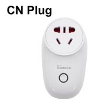 Sonoff S26R2TPAI Wifi Akıllı Zamanlama Uzaktan Anahtar Tmall Sihirbazı Sesli Akıllı Soket CN Fiş 10.2 x 7.5 x 5.8cm - 1