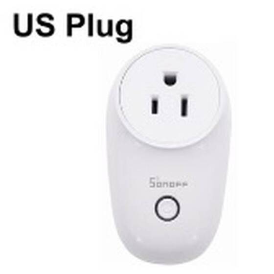 Sonoff S26R2TPB Wifi Akıllı Zamanlama Uzaktan Anahtar Tmall Sihirbazı Sesli Akıllı Soket US Tak 10.2 x 7.5 x 5.8cm - 1