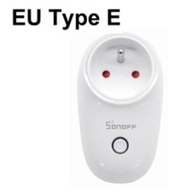 Sonoff S26R2TPE Wifi Akıllı Zamanlama Uzaktan Anahtar Tmall Sihirbazı Sesli Akıllı Soket AB Fiş Tipi E 10.2 x 7.5 x 5.8cm - 1