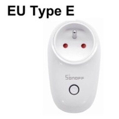 Sonoff S26R2TPE Wifi Akıllı Zamanlama Uzaktan Anahtar Tmall Sihirbazı Sesli Akıllı Soket AB Fiş Tipi E 10.2 x 7.5 x 5.8cm - 2