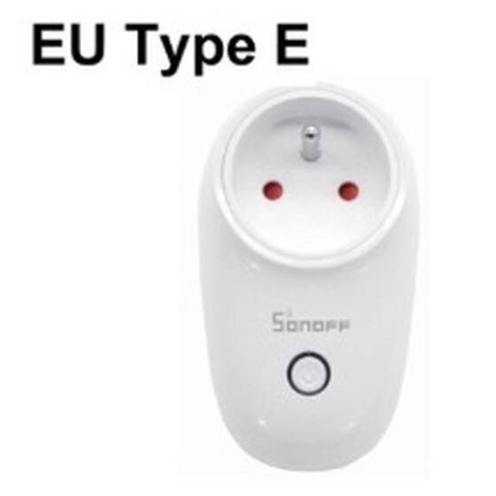 Sonoff S26R2TPE Wifi Akıllı Zamanlama Uzaktan Anahtar Tmall Sihirbazı Sesli Akıllı Soket AB Fiş Tipi E 10.2 x 7.5 x 5.8cm - 2