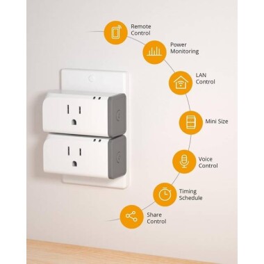 Sonoff S31 Lite Akıllı Ev Wifi Kablosuz Uzaktan Kumanda Zamanlama Güç Algılama Akıllı Soket US Plug - 6