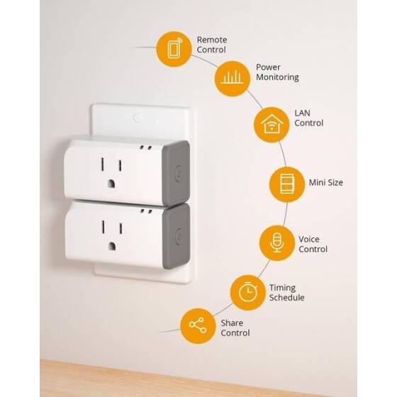 Sonoff S31 Lite Akıllı Ev Wifi Kablosuz Uzaktan Kumanda Zamanlama Güç Algılama Akıllı Soket US Plug - 6