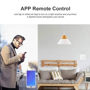 SONOFF T0UK2C-TX Wifi Dokunmatik Kablosuz Anahtar Akıllı Ev - 5