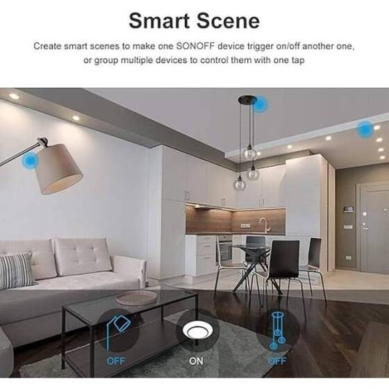 SONOFF T0US2C-TX Wifi Dokunmatik Kablosuz Anahtar Akıllı Ev - 10