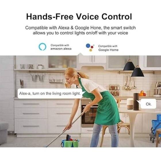 SONOFF T1UK2C-TX Wifi Dokunmatik Kablosuz Anahtar Akıllı Ev - 10