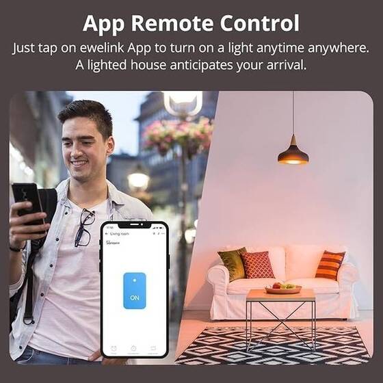 SONOFF T2UK1C-TX Wifi Dokunmatik Kablosuz Anahtar Akıllı Ev - 9