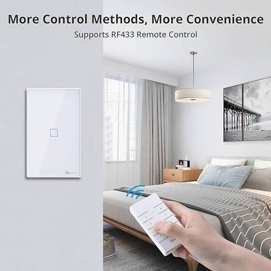 SONOFF T2US2C-TX Wifi Dokunmatik Kablosuz Anahtar Akıllı Ev - 5