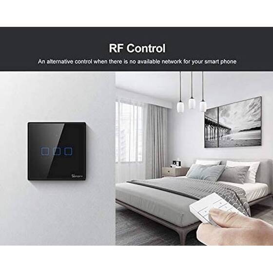 SONOFF T3UK2C-TX Wifi Dokunmatik Kablosuz Anahtar Akıllı Ev - 9