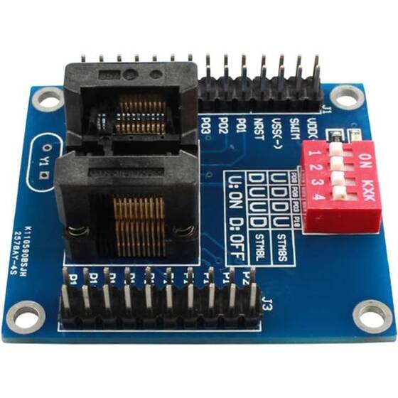 STM8S 8L TSSOP20 Yanma Tutucu Test Tutucu İndirici Çevrimdışı Programlayıcı - 9