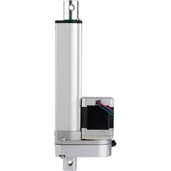 Stok Uzunluğu 400mm 45mm/S 100N DC 6V-24V Nema17 Step Elektrikli İtme Çubuğu - 1