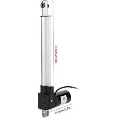 Strok Uzunluğu 100 mm 5 mm/S 6000N DC 12V Elektrikli Putter Elektrikli Lineer Aktüatör Putter Kapılar Windows için - 5