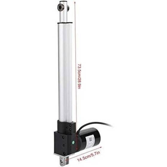 Strok Uzunluğu 100 mm 5 mm/S 6000N DC 12V Elektrikli Putter Elektrikli Lineer Aktüatör Putter Kapılar Windows için - 5